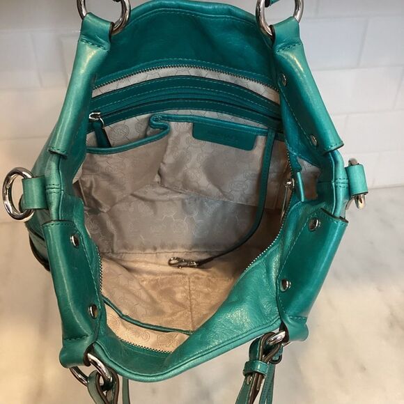 Michael Kors Fallon Zip Tosca Leather Satchel Shoulder Bag - Picture 11 of 14